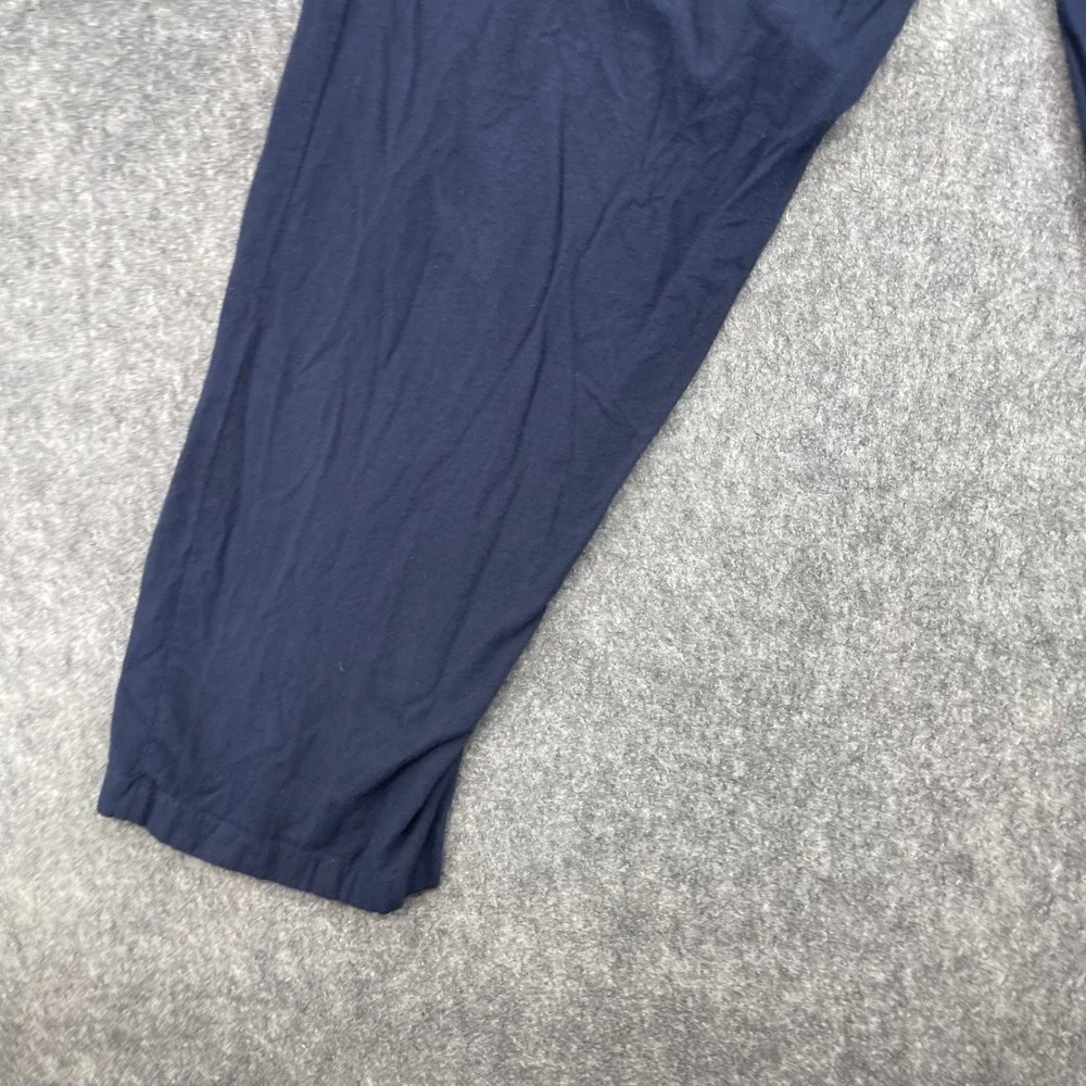 Polo Ralph Lauren Pants Mens XL Blue Knit Pajama Lounge Drawstring Pony Logo